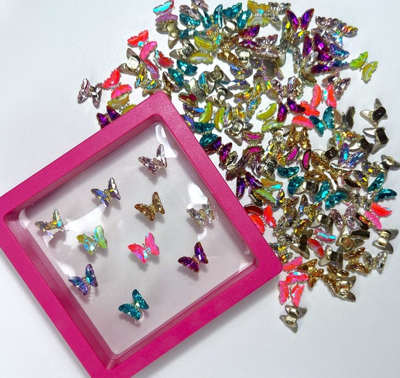 Luxury Rhinestones 10pcs (M) for Manicures - Long-Lasting, Durable and Chic Nail Art Accessories