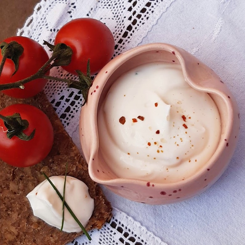 HERZ-SCHÄLCHEN Rosa Keramik handgetöpfert für Dips Gästeseifen Pralinen Schmuck perfekt als kleines Geschenk, Mitbringsel, tolle Deko Schale Bild 5