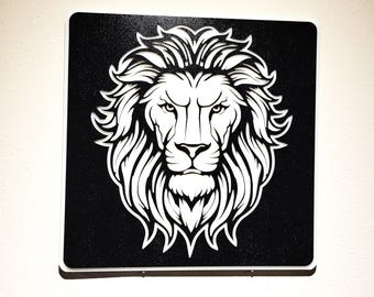Arte para paredes, decoración del hogar, letreros personalizados, regalos, leones, tigres.