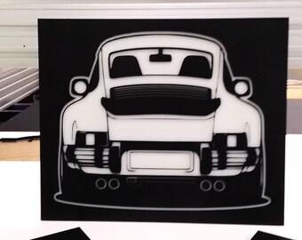 Vintage Muscle Car Wall art Sign, Retro Sports Car Decor, Racing Car Sign.