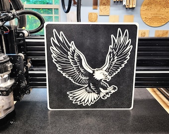 Wall Art, Home Decor, Custom Signs, Gifts, Eagles.