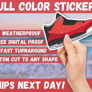 Aangepaste stickers gemaakt van uw artwork of logo - weerbestendige vinylstickers, waterdichte autostickers, gestanste muurstickers