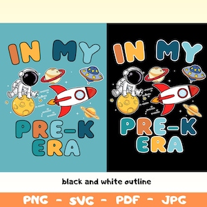 In My Pre-K Era Png,Pre-K Shirt Png,Preschool Shirt Png,Back to School Sublimation,First Day of School Png,Digital Download,Pre-k Shirt Svg