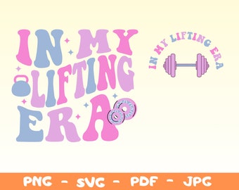 In My Lifting Era Png, Muscle Mommy Svg, Fitness Mom Design (Digital Download)