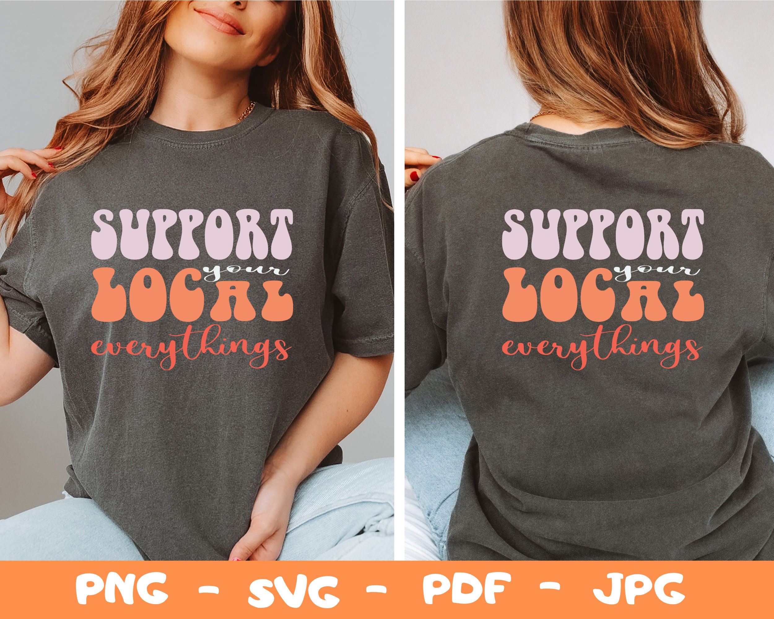 Support Local Everything Svg-png, Small Business Svg, Shop Small Svg ...
