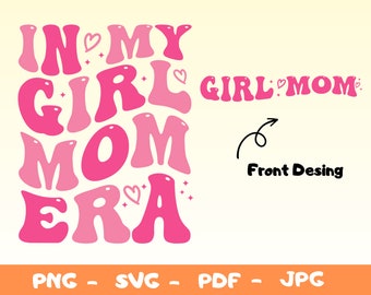 Girl Mom Era SVG, Retro Pocket Design (Digital Download)