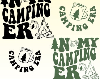 Camping Era SVG PNG, Summer Camp Designs (Digital Download)
