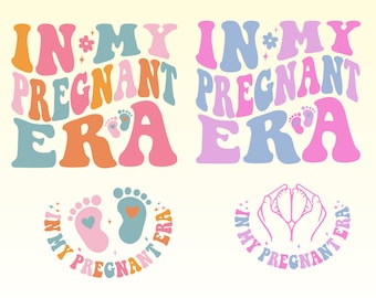 Pregnancy Announcement,In My Pregnant Era Svg,Pregnancy Humor Svg  Pregnant SVG,Baby Shower Gift Png,In My Pregnancy Era Png,Mom To Be Svg