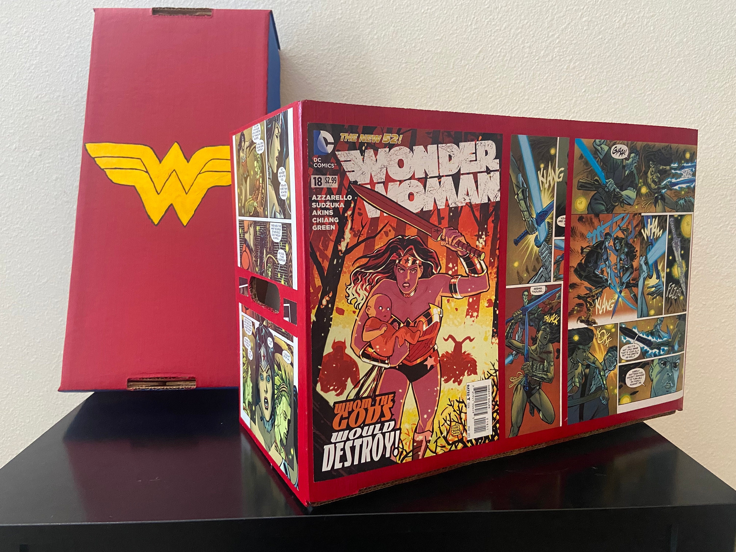 Wonder Woman Custom Comic Box - Etsy