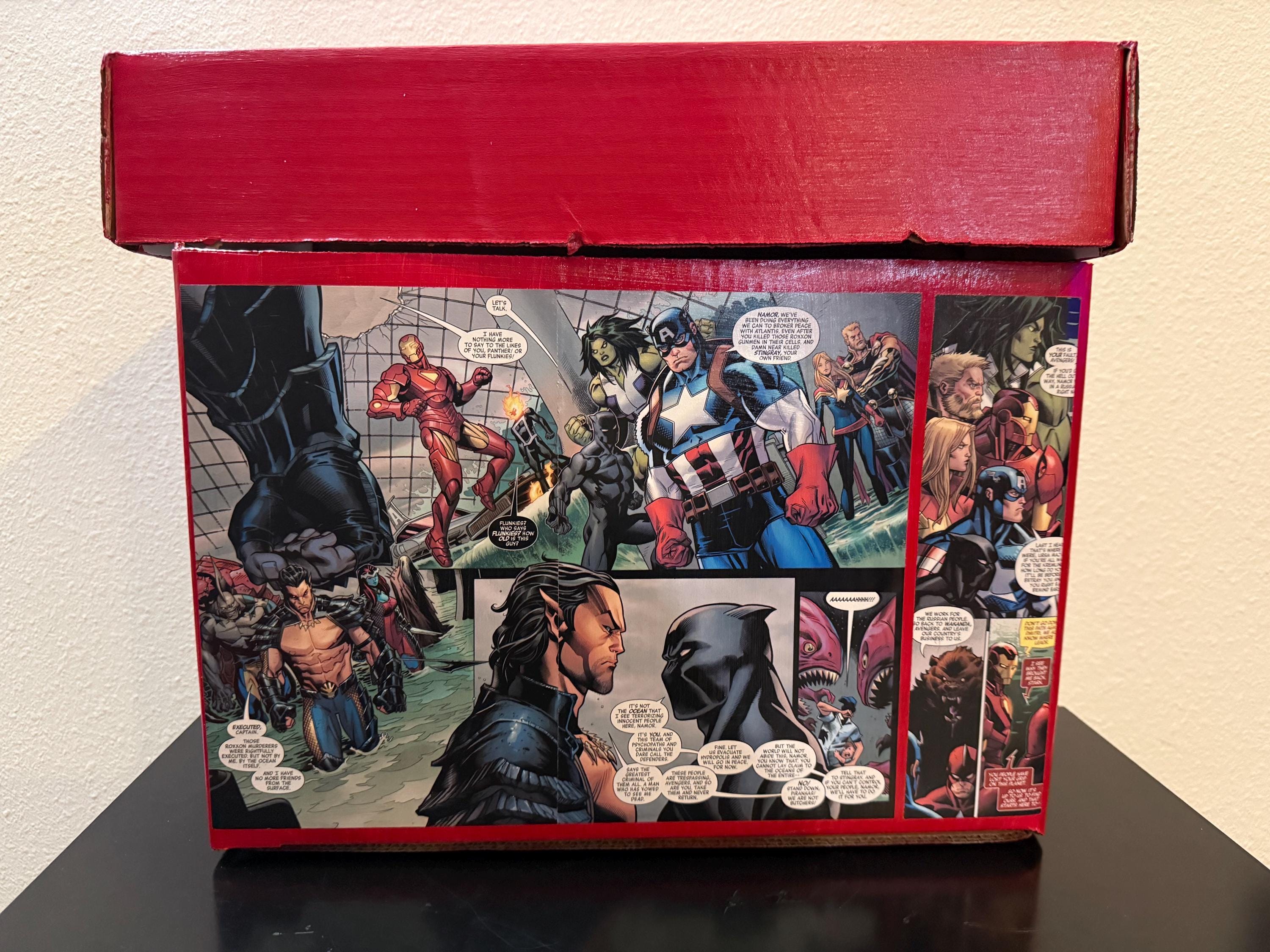 Avengers Custom Comic Box - Etsy