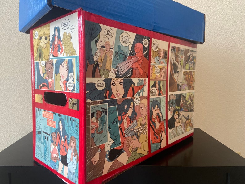 Wonder Woman Custom Comic Box - Etsy
