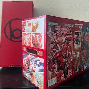 Red Lantern Custom Comic Box