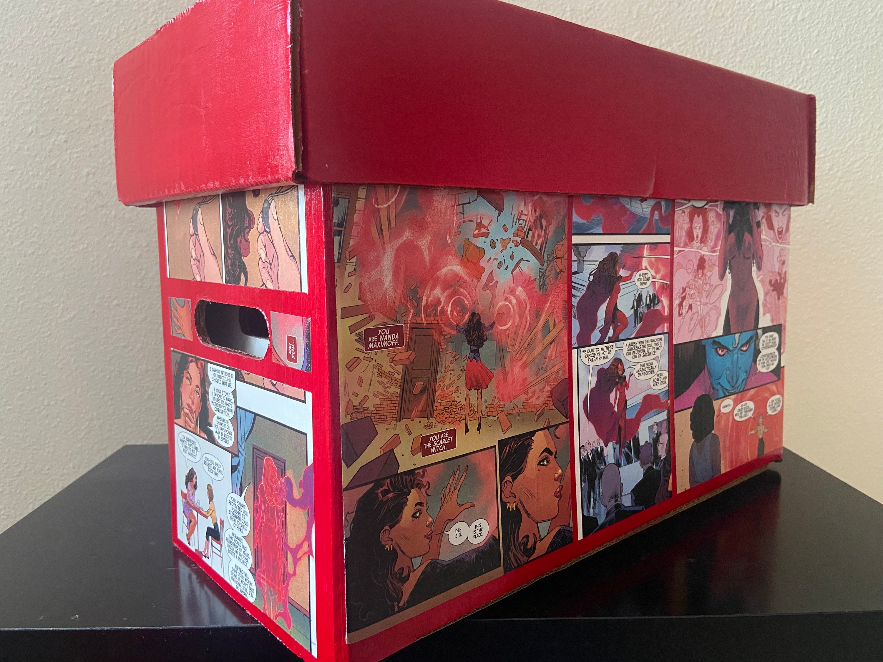 Scarlet Witch Custom Comic Box - Etsy