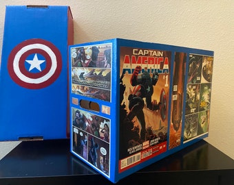 Captain America Custom Comic Box
