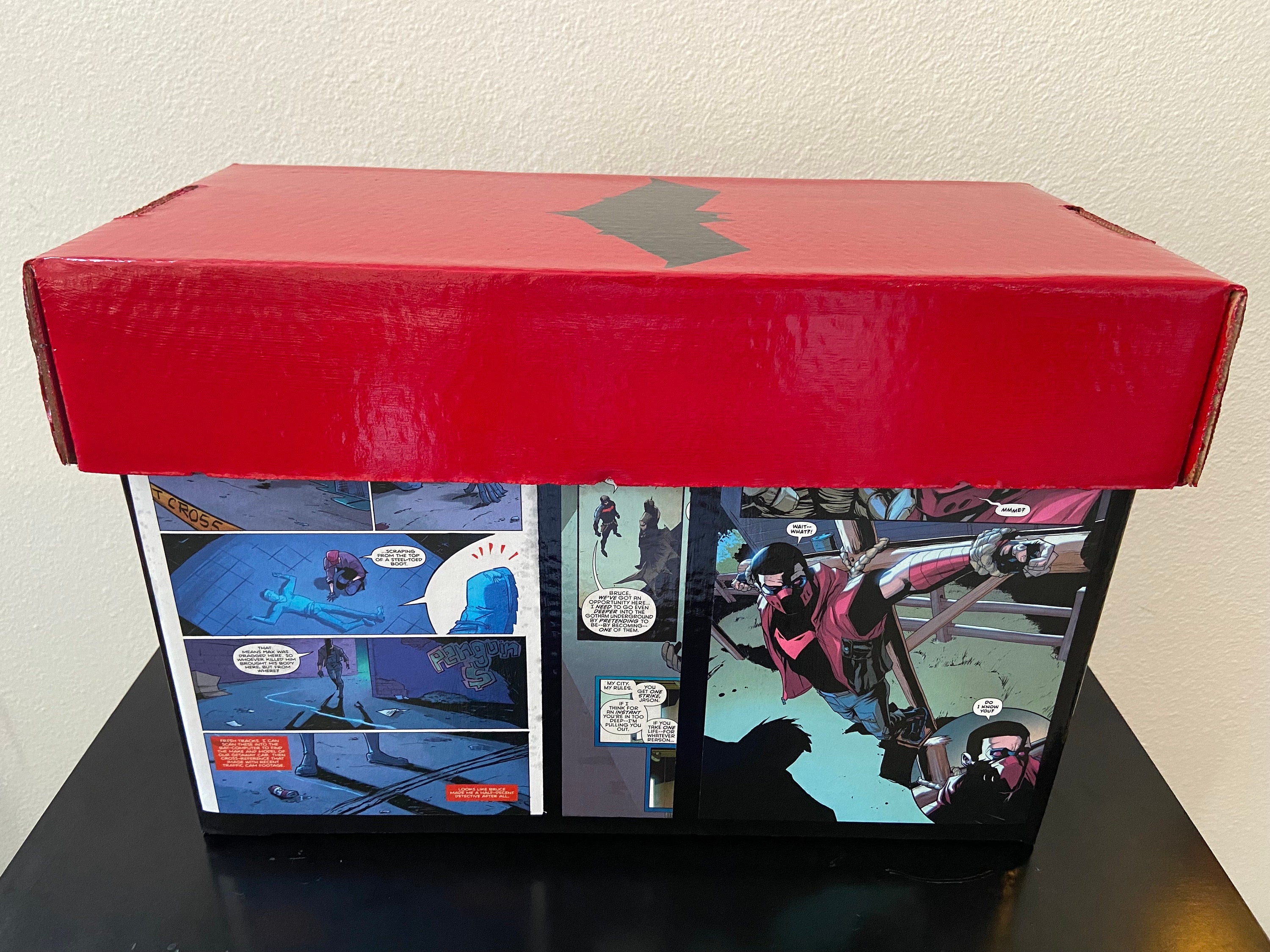 Red Hood Custom Comic Box - Etsy