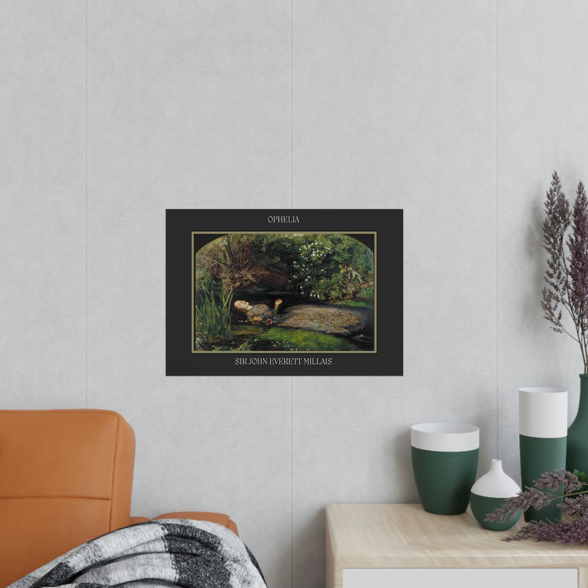 Wall Art Ophelia by Millet Poster Dark Academia Etsy Australia