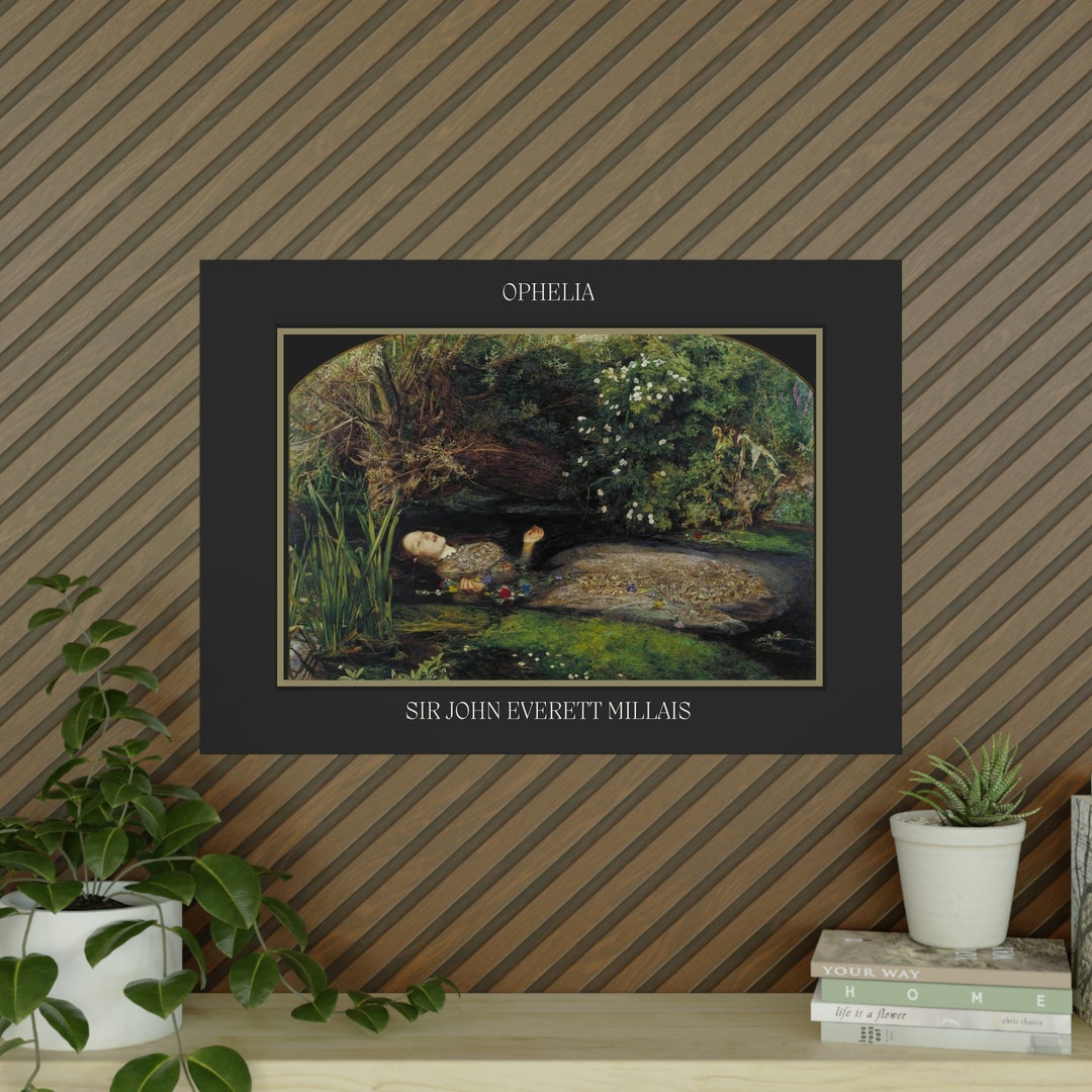 Wall Art Ophelia by Millet Poster Dark Academia Etsy Australia