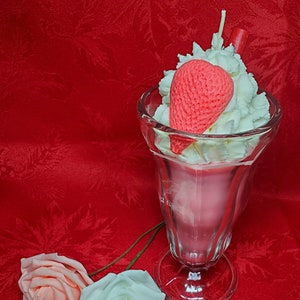 Strawberry Milkshake Candle