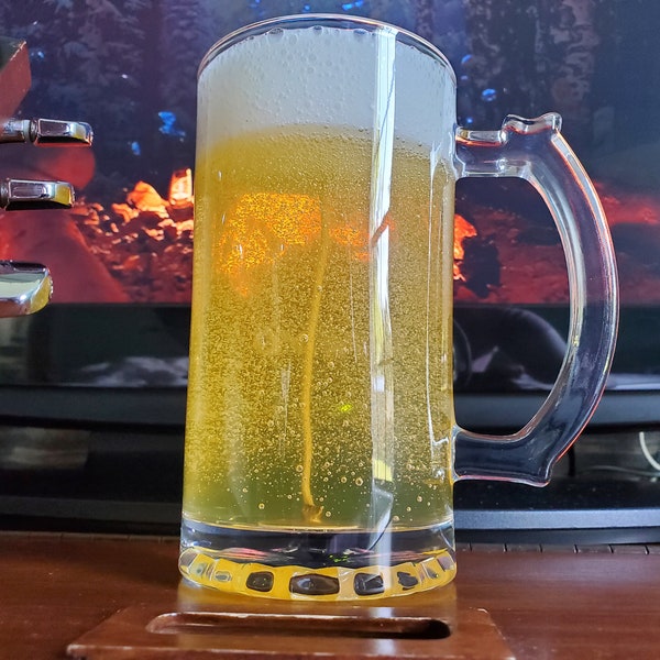 Beer Glass Candle Etsy