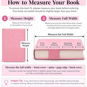 Book Rain Jacket: Clear Protective Book Cover with Snap Closure image 4
