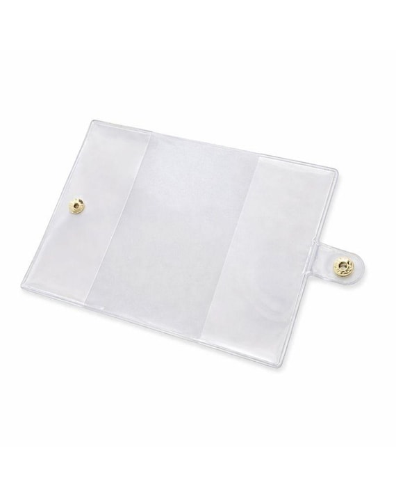 Book Rain Jacket: Clear Protective Book Cover with Snap Closure