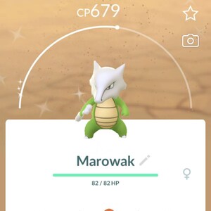Evoluzione dei pokemon marowak