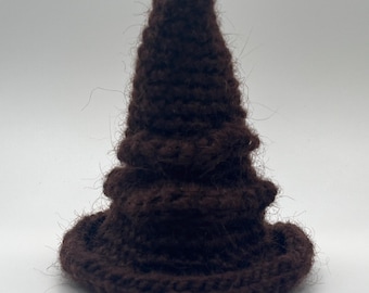 Mini Wizard Talking Hat (Amigurumi) Crochet Pattern – PDF Instant Download