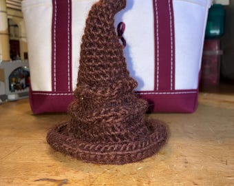Mini Wizard Talking Hat (Amigurumi) Crochet Pattern – PDF Instant Download