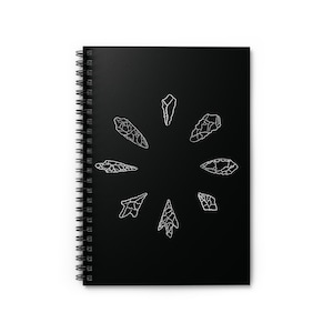 Archaeological with simple flint stone pattern, Ruled Journal, for aspiring Archaeologists and Archaeology enthusiast