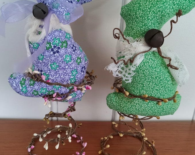 Handmade Country, Farmhouse, Spring, Summer, Bunny, Home Decor, Easter, Choice Colors, Cute!