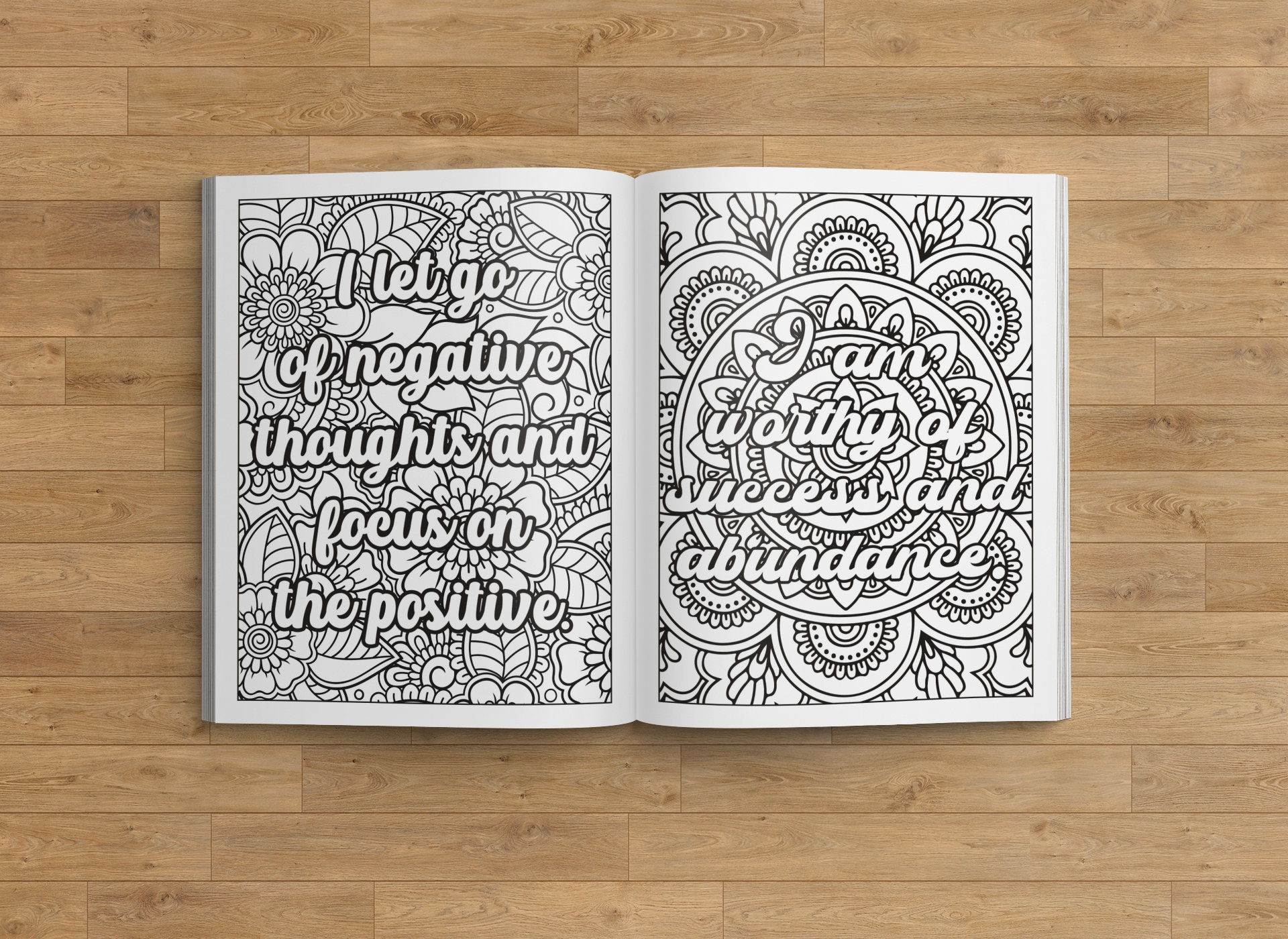 Adult Coloring Book Motivational Quotes downloadable PDF - Etsy