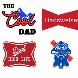 Dad Beer theme bundle; Beer themed Dad PNG designs; Dad gift; Beer Dad