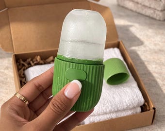 Mini Ice Face Roller: Reduce Puffiness, Sculpt, Morning Self-Care Gift Set