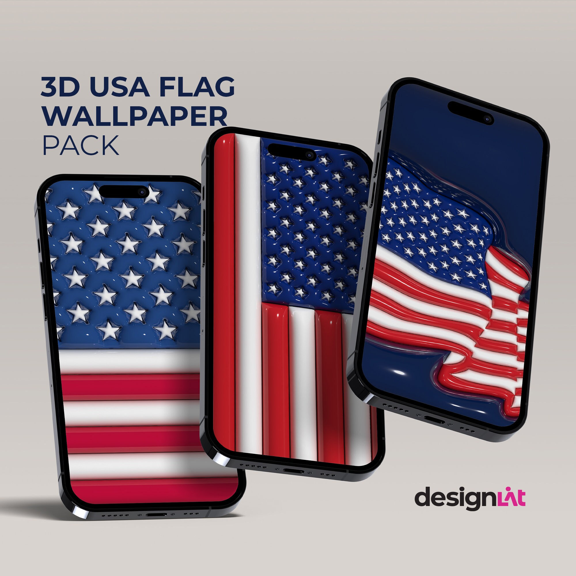 Flag of USA Wallpaper 4K Blue Sky American flag 9435