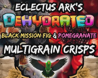 Chips multigrains déshydratées aux figues noires et à la grenade