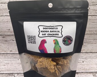 Dehydrated Banana & Mango Oat Crackers 3.5 oz