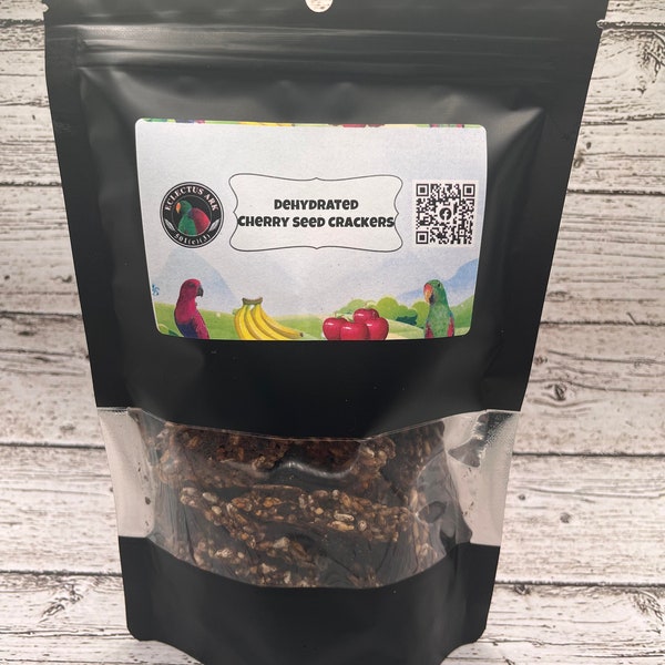 Dehydrated Cherry Seed Crackers 6 oz