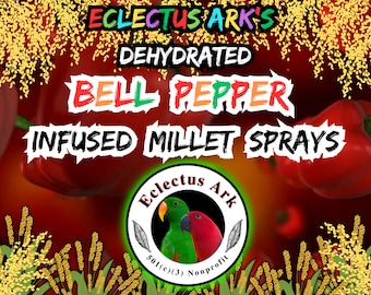 Dehydrated Bell Pepper Infused Millet Sprays