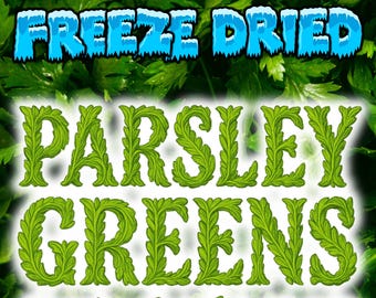 Freeze Dried Parsley Blend for Birds, Parrots, Conures, African Greys, and more.