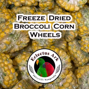 Freeze Dried Broccoli Corn Wheels