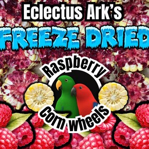 Freeze Dried Raspberry Corn Wheels
