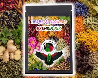 Décorations pour aliments - Mélange de fleurs et d'herbes