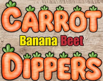 Freeze Dried Carrot Dippers - Banana Beet