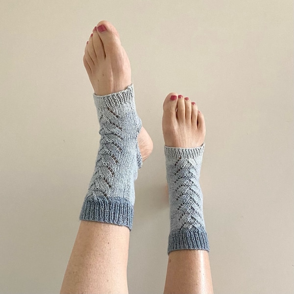 Handknit, Dainty Detailed Yoga Socks, Fit Socks, Fashion Socks, Gift Idea