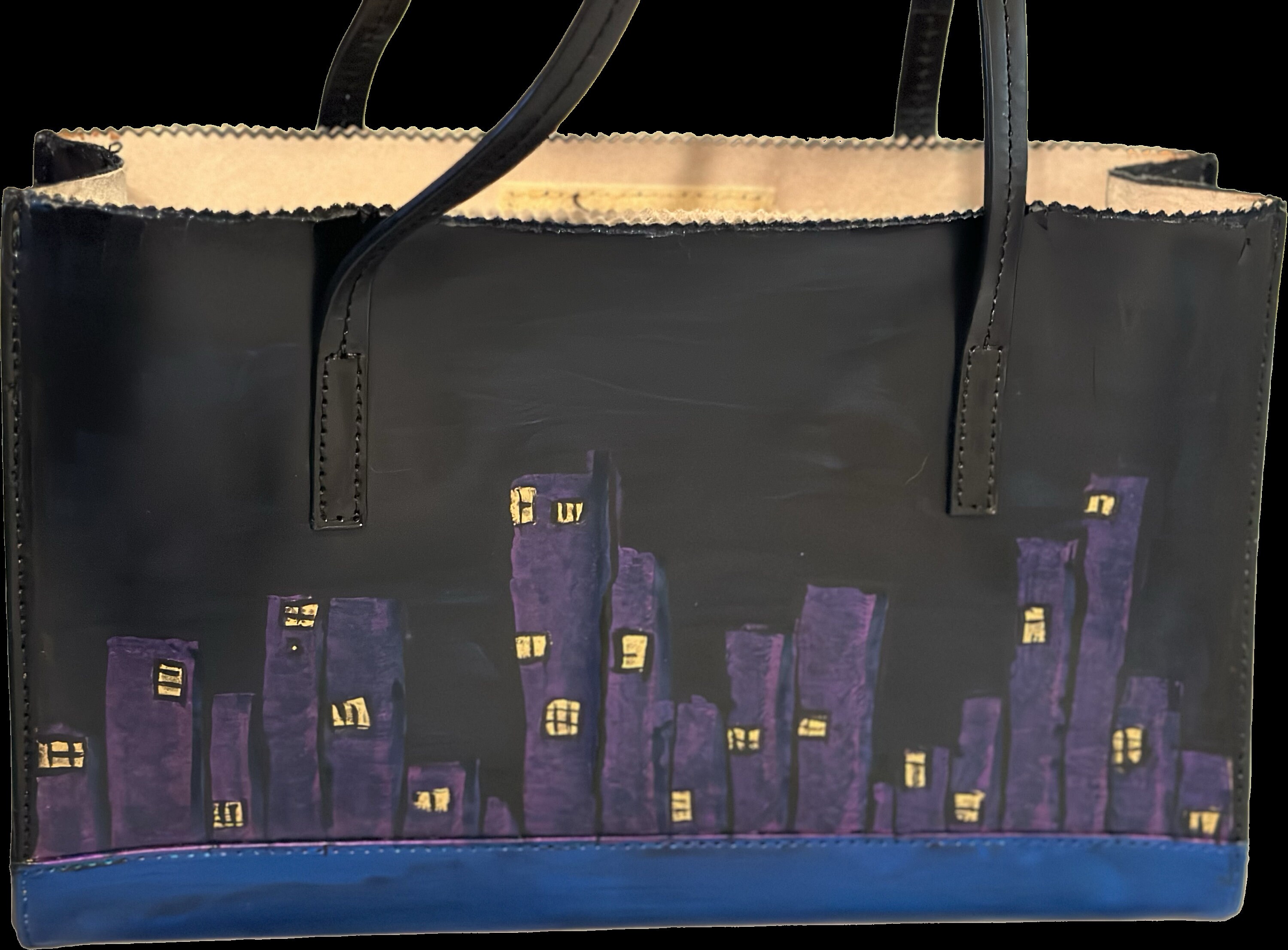 Hand Painted Kate Spade Sampler Handbag - Etsy