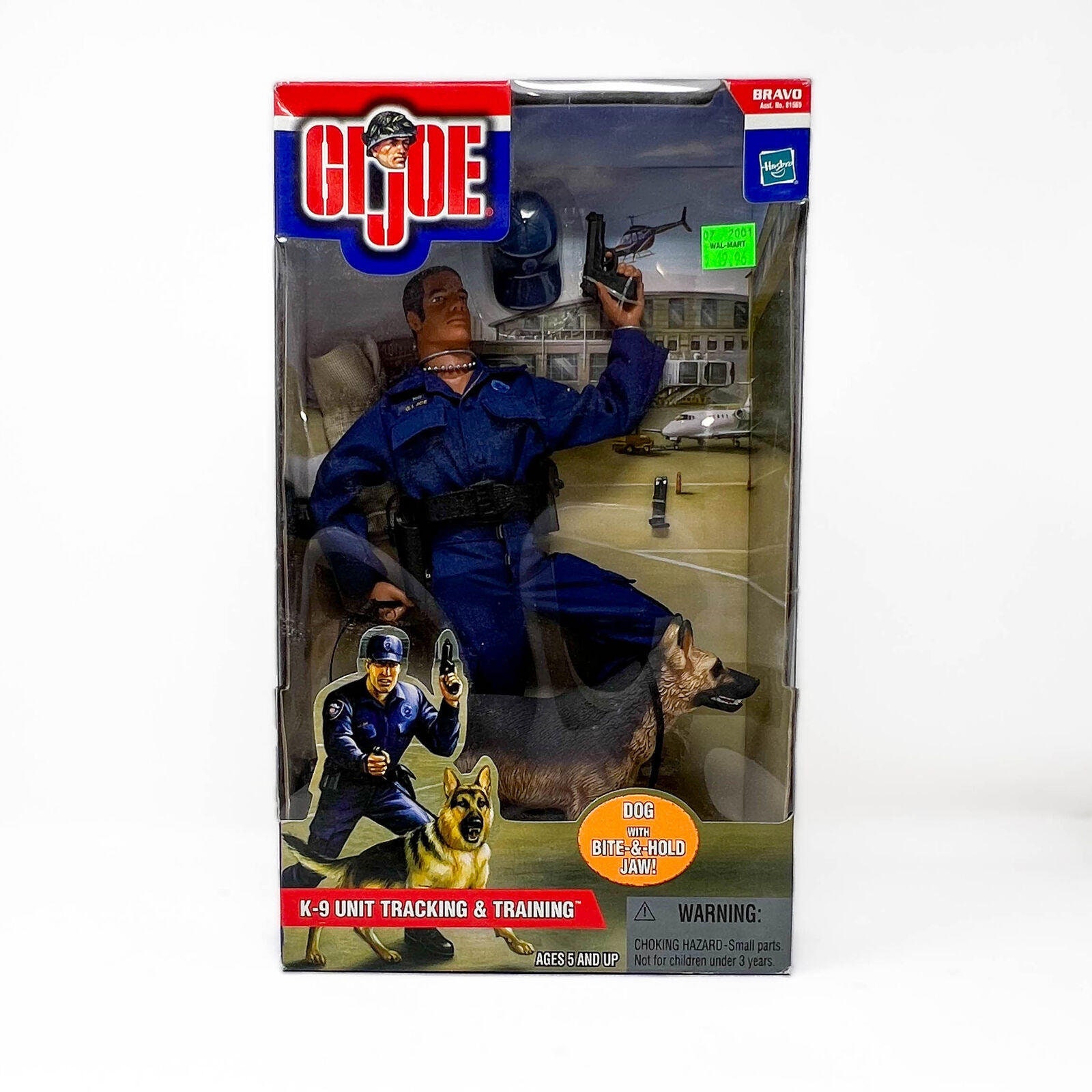 2001 GI Joe K9 Unit Tracking & Training Action Figure Set