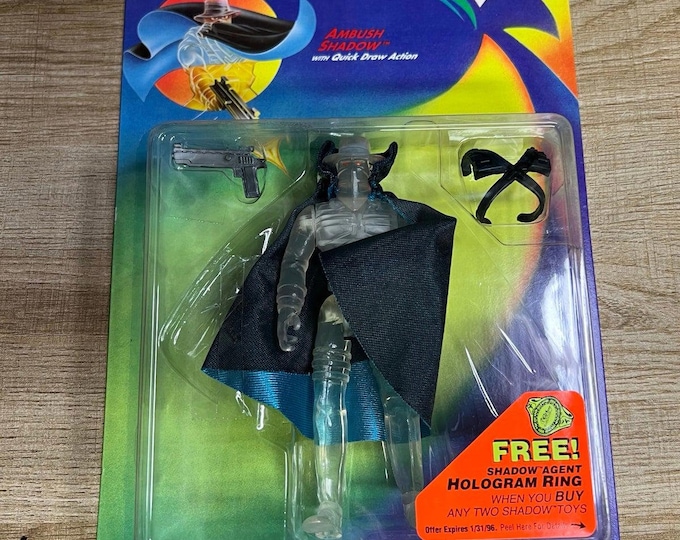 Vintage 1994 Kenner The Shadow Ambush Shadow Action Figure