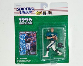 Vintage 1996 NFL Starting Lineup Steve Beuerlein Jaguars Action Figure and Card