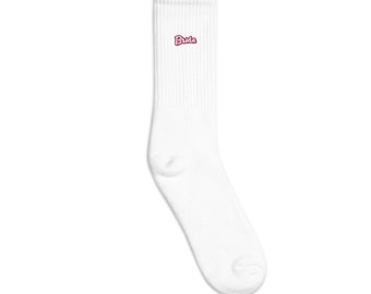 Chaussettes brodées Barbie Bride