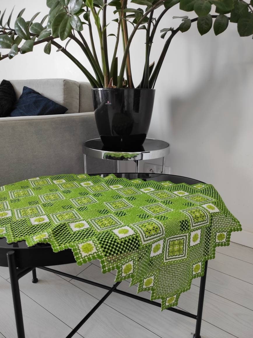 Hardanger Embroidery Tablecloth - Etsy